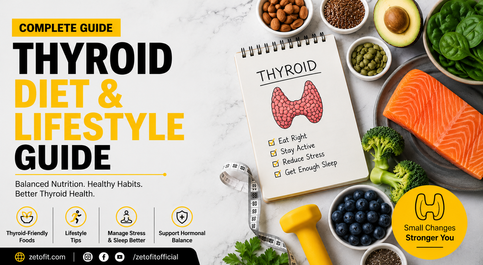 Read more about the article Thyroid Diet & Lifestyle Guide