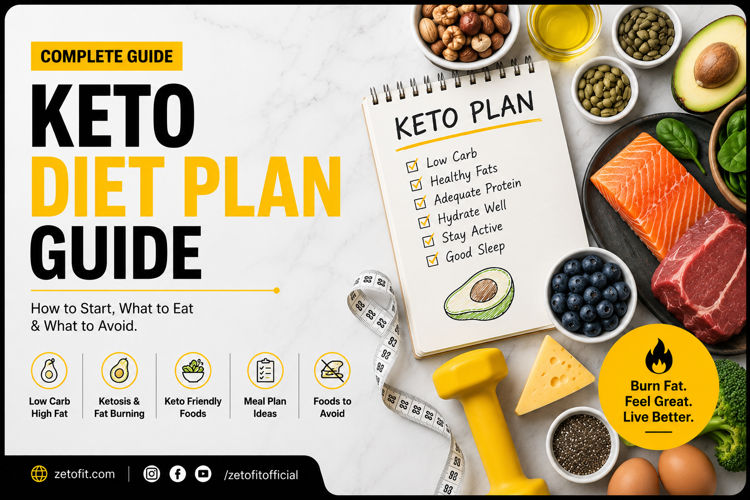 Read more about the article Complete Keto Diet Plan Guide