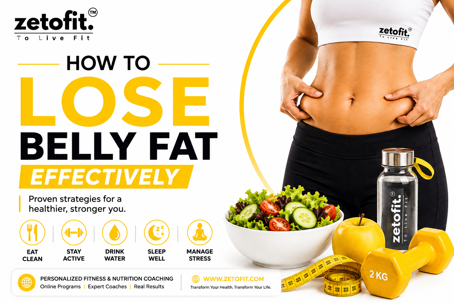 Read more about the article How to Lose Belly Fat Effectively